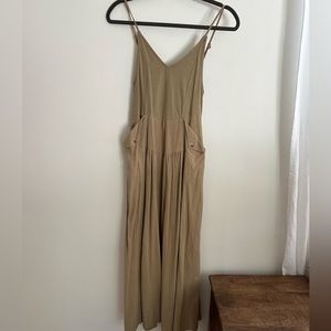Free people bustier corset style dress with pockets